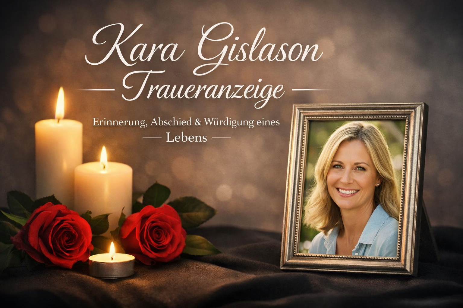 Kara Gislason Traueranzeige